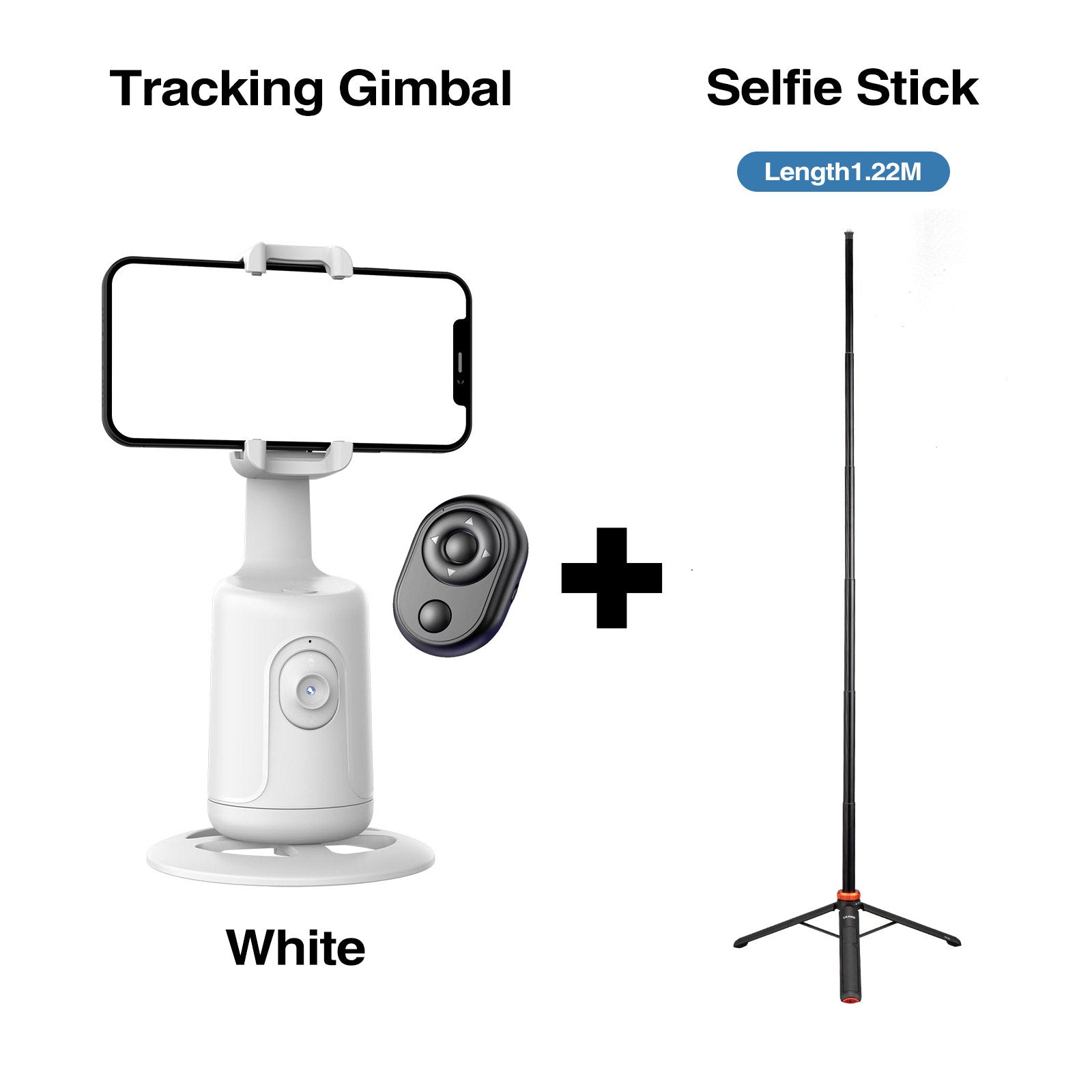 Smart Face Detecting Tripod with Remote