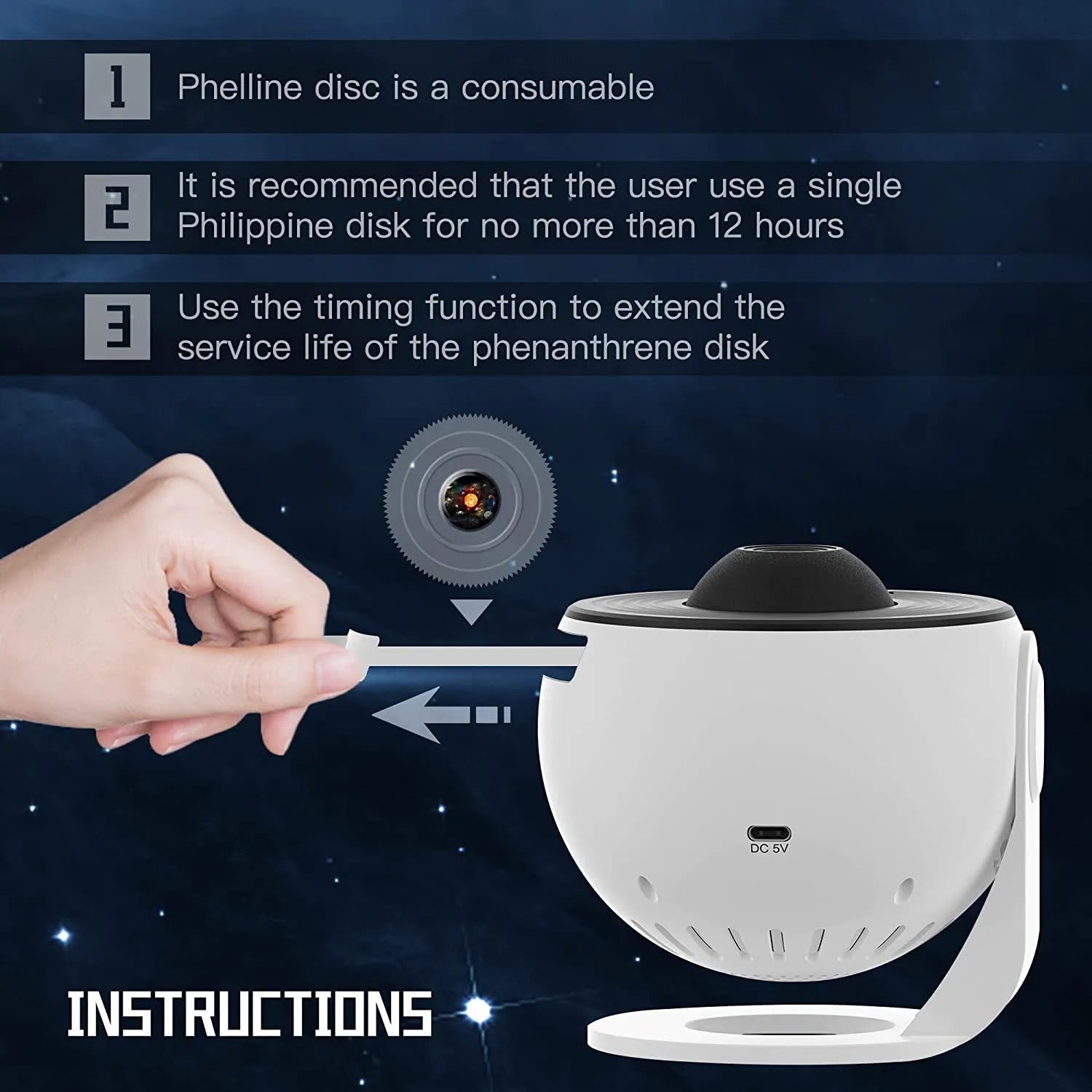 360° LuminaSphere Projector