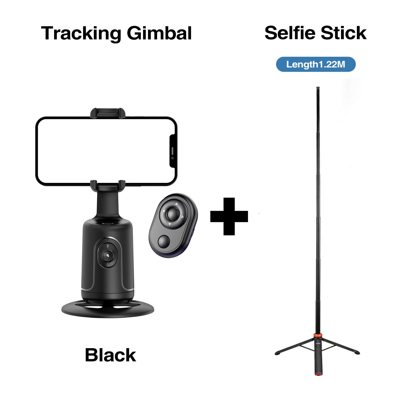 Smart Face Detecting Tripod with Remote